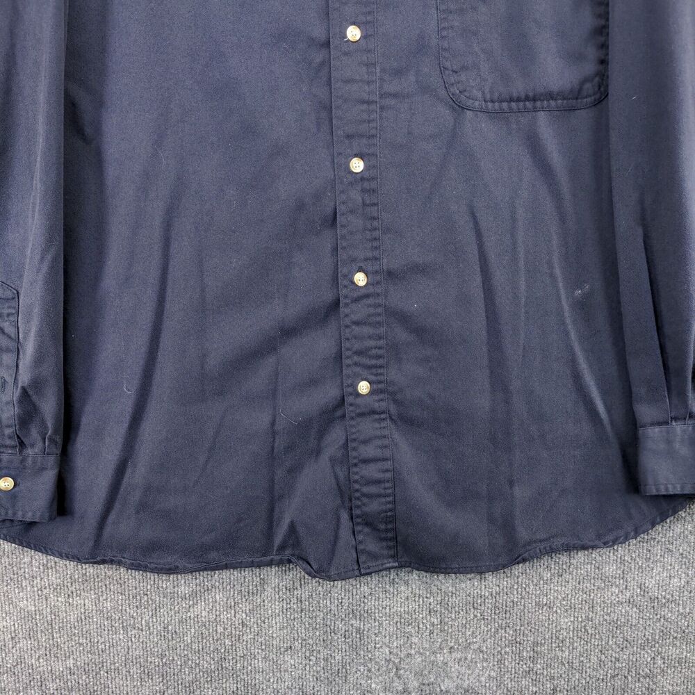 Blue Generation Mens Button Front Shirt Blue 2XL Embroidered Subaru Logo - Picture 4 of 15